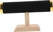 BUGUUYO Wooden Bangle Organizer Holder Display Stand for Bracelets Jewelry and Watches Men's Watch St
