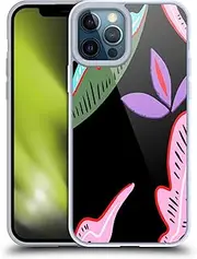 Head Case Designs Officially Licensed Haroulita Abstract Leaf Plants Gel Case [Military Grade Protection] Compatible with Apple iPhone 12 Pro Max