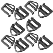 20 Pcs Plastic Ladder Buckle Webbing Buckles Strap Backpack Material Triangle