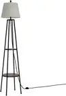 Floor Lamp, 2-Tier Tripod LED Light Lamps Corner Standing Lights Display Stand H