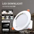 12pcs LED Downlight 70/90/120mm Warm/Cool White/Tri Colour Ceiling Light AU Plug