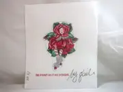 The Point of It All Designs by Gail Hand Painted 18 Count Canvas XO-51