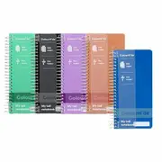 5pc Colourhide Tall Spiral Notebook Ruled 200-Pages Paper Stationery Assorted