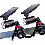 Solar Lights for Outside (Aluminum Alloy), Camping Motion Sensor Light, 100-D...