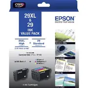Epson 29XL Black and 29 Colour Ink Cartridges Value Pack