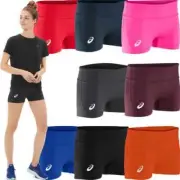 Genuine ASICS Women's 3" Circuit Nylon/Spandex Compression Volleyball Shorts