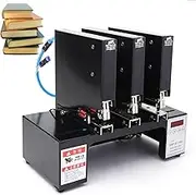 Electric Three-Head Pneumatic Stapler, Industrial Rapid Binding Machine, Desktop Metal Stapler, Maximum Distance 35cm, Binding Depth 0-5MM Adjustable, for Printing Houses, Offices, Publishers