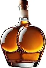 Whiskey Bottle, Alcohol Bottle Glasses, Liquor Bottles, Whiskey Decanter, Glass Decanter, Liquor Glass Bottles, Drink Container, Realistic Novelty Design