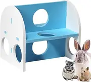 Hamster Toy, Ferret Hiding Toy, Small Animal Habitat, PVC Exercise Enrichment Tunnel, Interactive Play Structure, for Hamsters Guinea Pigs Ferrets, 4.72 x 4.33 x 3.74 inches