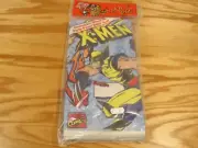 1997, X-MEN, "Un-Used" Paper Lunch Bag (Scarce / Vintage) Marvel IN THE BAG