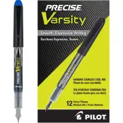 Pilot Varsity Disposable Fountain Pen 12 Count Blue Ink Smooth Writing Pens