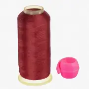 ThreadGuard 3937: Wine Red & Pink Polyester Embroidery Kit - Spool Savers Includ