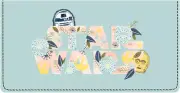 Star Wars™ Organic Bloom checkbook cover ID window & 4 credit card slits.
