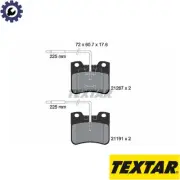 BRAKE PAD SET DISC BRAKE 2126702 FOR CITROËN SAXO/Hatchback/van PEUGEOT 1.0L AX