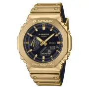 G-Shock G-Steel Fine Metallic Metal Bezel Gold Watch GShock GM-2100YMG-9A