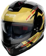 Nolan N80-8 Meteor N-Com, full face helmet , color: Black/Gold , size: S