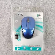 Logitech M325 Wireless Mouse Blue 18 Month Battery Life *New Sealed*