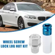34/18PT Wheel Screw Lock Lug Nut Kit with Socket Protector Socket Kit for BMW