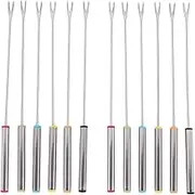 Aswalling Fondue Cheese Sticks Fondue Set for Maker Cheese, Stainless Steel Fondue Forks Marshmallow Roasting