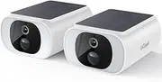 ieGeek Solar Camera Outdoor Wireless, 2K Outside Cameras for Home Security, Embedded Solar Panel, AI Motion Detection, Smart Spotlight & Alarm, No Hub Needed