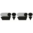 20Pcs Fruit Fly Sticky Traps Double Sided Tree Gnat Traps for Plant(Black)