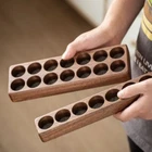 7 Holes Perfume Bottle Storage Rack Smooth Essential Oils Holder for Desktop
