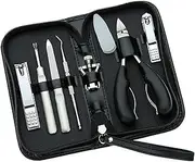 Manicure Set,Heavy Duty Toenail Clippers Set, Podiatrist Clippers Kit for Thick and Ingrown Nails, Nail Scissors for Men Women and The Elderly, Toenail Treatment Tools