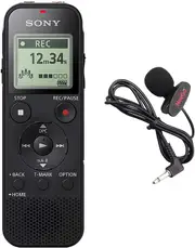 Sony Voice Recorder ICD-PX Series with Built-in Mic and USB, microSD Card Slot Up to 32 GB to Expand Memory, Adjustable Microphone Range, Includes A N