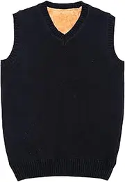 [Generic] Men's New Shoulder Vest Cashmere Wool Classic Pullover Waistcoat Business Fit Sleeveless Knitted Sweater