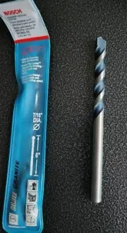 Bosch HCBG-1505 7/16" x 4" x 6" Blue Granite Hammer Drill Bit 5 Pack Germany
