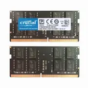 Crucial 4x 8GB 2Rx8 PC4-2400T DDR4 19200Mhz 260Pin SODIMM Laptop Memory Non Ecc