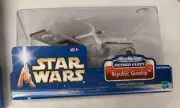 Star Wars Hasbro 2002 Micro Machines Republic Gunship Action Fleet Sealed