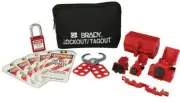 Brady ELECTRICIANS MINI LOCKOUT KIT BRD848825 13-Tools Heavy Duty Nylon
