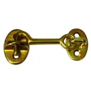 Whitecap Cabin Door Hook 2" Polished Brass #S-1401BC