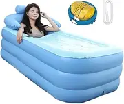 Portable Spa, Portable Adult Bathtub | Foldable Spa Bath - Personal Pool, Spa Bathtub 63X33X25 Inch, Plunge Bathtub For, Family, Adults