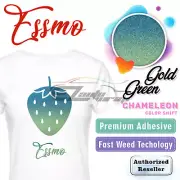 Green Gold Chameleon Heat Transfer Vinyl HTV TShirt 20" Iron Heat Press ADC01