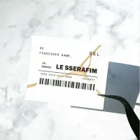 在飛比找蝦皮購物優惠-現貨✨ LE SSERAFIM 封口貼 貼紙 防水貼紙 周邊