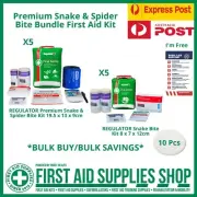 Premium Snake Bite BUNDLE First Aid Kits (10 Kits) - First Aid Supplies