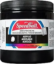Speedball Acrylic Screen Printing Ink 236 ml, Black