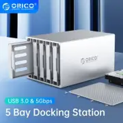 ORICO 5 Bay Hard Drive Enclosure Alu USB3.0 2.5/3.5" SATA SSD HDD with Bracket