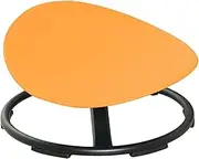 Kids Swivel Chair Rotating Stool Load Bearing 360 Degree Rotation Rotating Seat Sensory Toy for Boys Girls Improve Balance, Orange