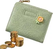 [Kuehssn] Small Wallet for Women,Wallet Billfold Credit Card Holder Multi Card Wallet Case | Large Capacity Card Case Purse with ID Window for Driver's License Cash Credit Cards, Green, Refer to