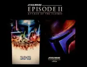 Star Wars™ ATTACK OF THE CLONES 3D (2012) Jango Fett EXCLUSIVE Poster Card