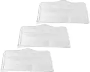 FOMIYES 3pcs Mop Cover Washable Mop Pads Steamer Mop Replacement Pads Shark Steamer Washable Mop Pads Steam Mop Cleaning Pad Shark Steam Mop Pads Washable White Fiber Cloth