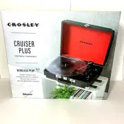 Crosley Record Player Cruiser Plus Portable Bluetooth Speakers CR8005F-BK