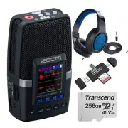 Zoom H2essential Multi-Mic Handy Recorder and Transcend 256GB microSDXC Card Kit