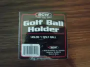 BCW (1) Golf Ball Display Case Stackable Square Cube Holder Stand Golf Ball