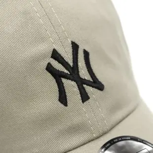 【NEW ERA】棒球帽 Casual Classic MLB 紐約 洋基 老帽 卡其 黑 NY 男女款 帽子 經典款(NE12712406)