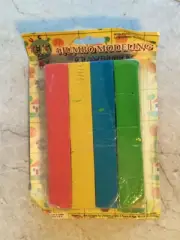 Vintage 4-block multi-color modeling clay - wrapped, soft, unsed