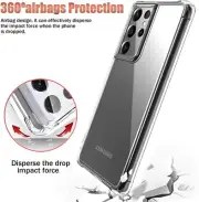 Shockproof TPU Bumper Slim Clear Case for Galaxy S21,S20/Plus,Note 20,Ultra 5G